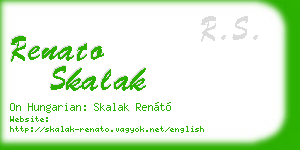 renato skalak business card